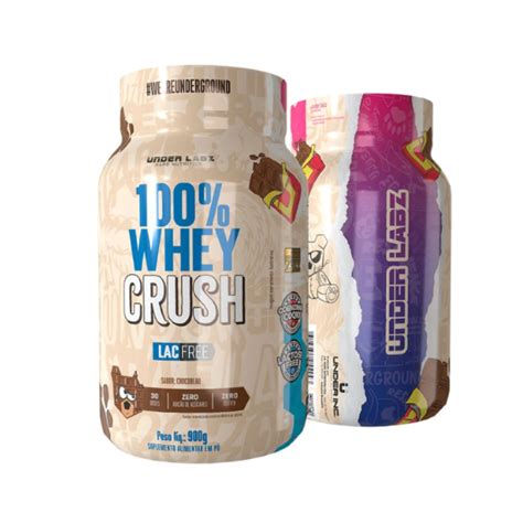 Zero Lac Whey Crush Under Labz G Sabor Chocobear Power Pump