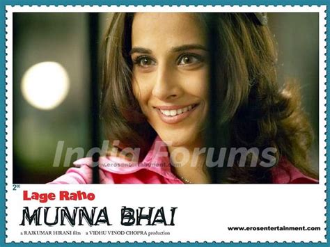 Poster of Lage Raho Munna Bhai featuring Vidya Balan Media