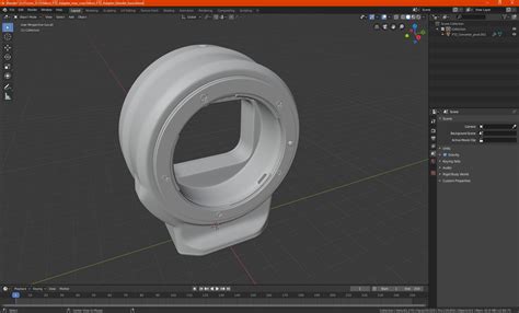 Nikon FTZ Adapter 3D Model $29 - .3ds .blend .c4d .fbx .max .ma .lxo ...