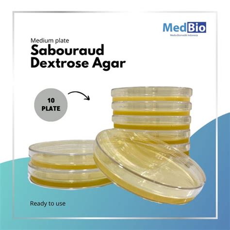 Jual Sabouraud Dextrose Agar Plate Media Tumbuh SDA 1 Pack