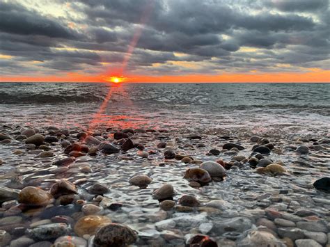 Lake Michigan sunsets : r/sunset