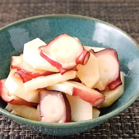 タコと長芋のわさび醤油和え 作り方・レシピ クラシル