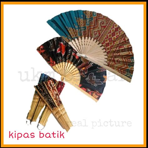 Jual Bisa Cod Kipas Batik Dari Bambu Dan Kain Batik Shopee Indonesia