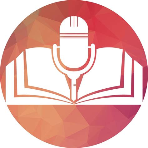 Podcast Book Vector Logo Design Education Podcast Logo Concept