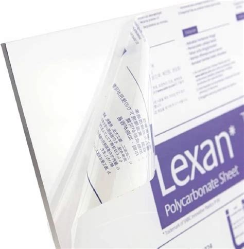 Mm Lexan Polycarbonate Profile Sheet Water Proof Film Coated At