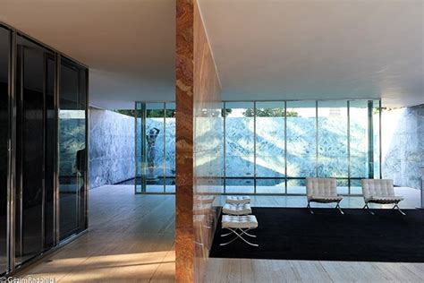 Iconic Interiors Mies Van Der Rohe S German Pavilion Pilgrimage