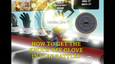 How To Get Knock Off Glove In Slap Battles Roblox And The Code