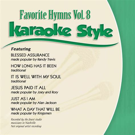 Karaoke Style: Favorite Hymns Vol. 8 – New Day Distributors