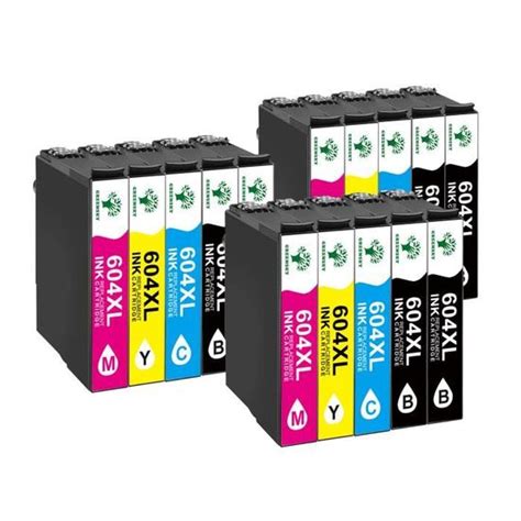 604XL GREENSKY Lot De 15 Cartouches D Encre Compatibles Avec EPSON