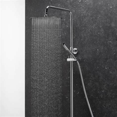 Kfa Moza Chrome Premium Rainshower Set With A Thermostatic Shower Mixer