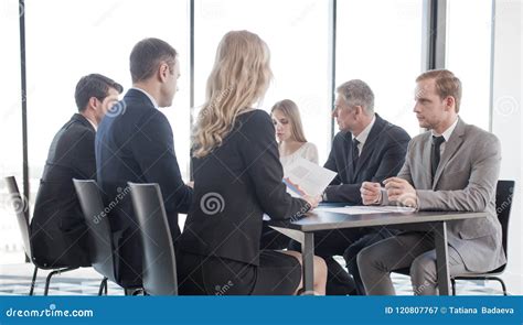 Serious Business People Thinking Stock Image Image Of Businessman