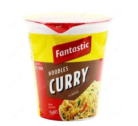 Fantastic Cup Noodles Curry 70gm - Dukakeen.com