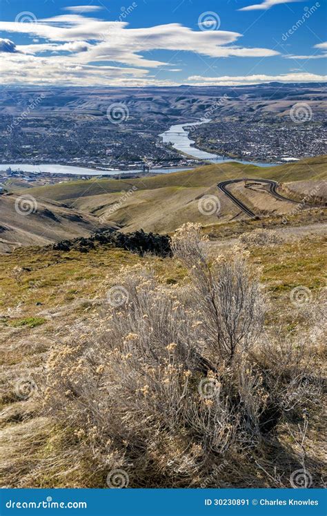 Weed and the Lewiston Grade Idaho Stock Image - Image of snake, idaho: 30230891