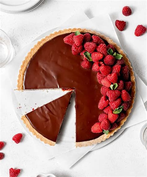 Chocolate Raspberry Tart Punchfork