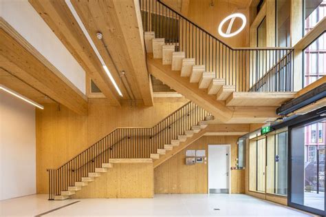 Bennetts Associates Completes Super Light Weight Timber Sports Hall In