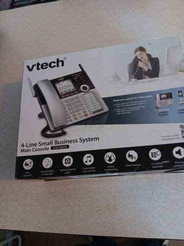 Vtech 4 Line Small Business System Main Console Cm18445 735078034960 Ebay