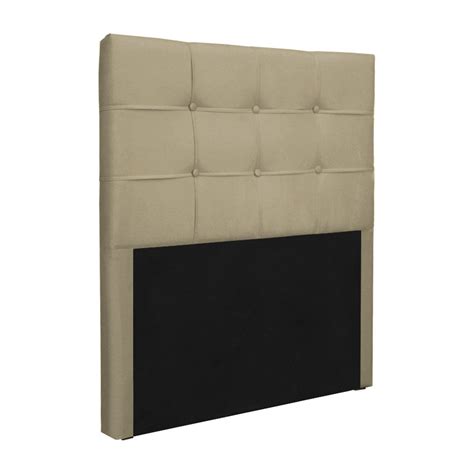 Cabeceira Cama Box Slim Solteiro Cm Suede Nude MadeiraMadeira