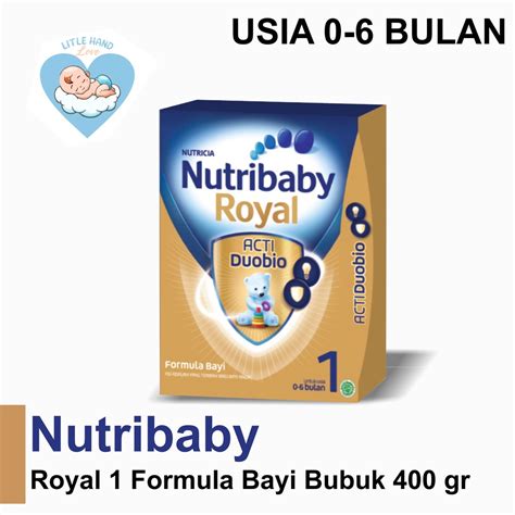 Jual Nutribaby Royal 1 Formula Bayi Bubuk 400 Gr Shopee Indonesia