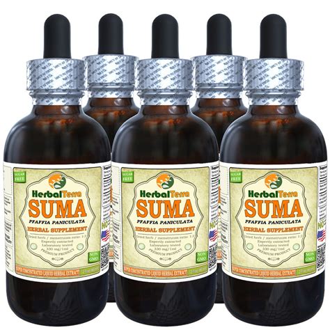 Suma Pfaffia Paniculata Tincture Dried Roots Liquid Extract Herbal