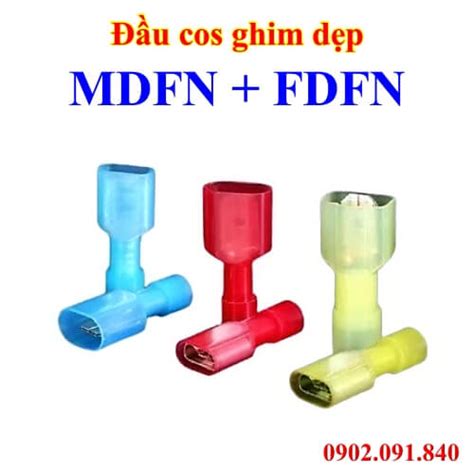 Đầu cos đực cái âm dương bọc nhựa MDFN FDFN thiết bị phụ kiện tủ điện