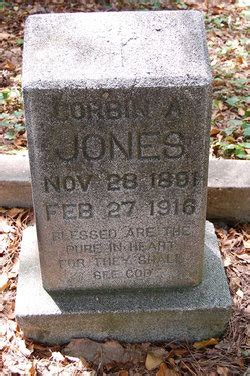 Corbin A Jones 1891 1916 Mémorial Find a Grave