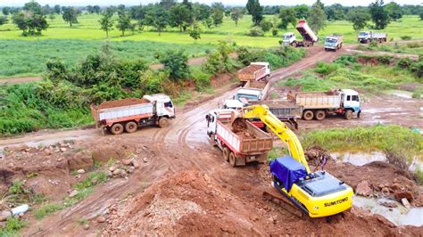 Ep Fantastic Huge Land Reclamation Process Dump Truck Management