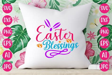 Easter Blessings Svg Design By Designadda Thehungryjpeg