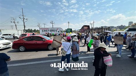 Ocoyoacac Habitantes bloquean la carretera México Toluca están