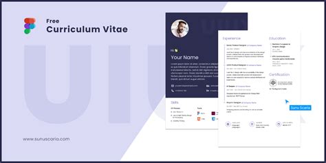 Curriculum Vitae CV Resume Figma