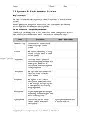 32 Systems In Environmental Science Answer Key