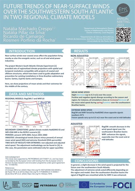 Pdf Future Trends Of Near Surface Winds Over The Southwestern South