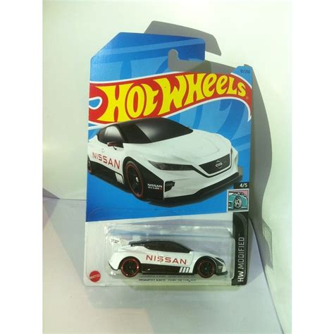 Jual Hot Wheels 2023 HW Modified Mini Collection 4 Nissan Leaf Nismo RC 02 White By MATTEL