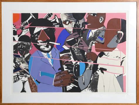 Screenprint Romare Bearden ‘jazz Ii 1980 Romare Bearden Fine Art