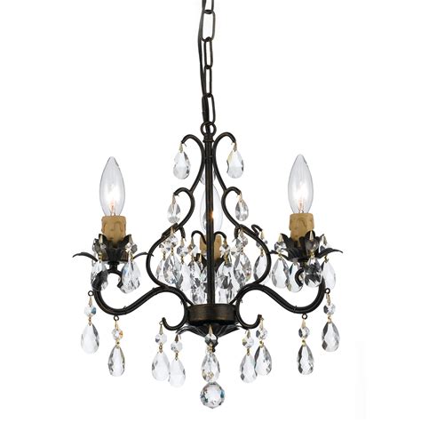 Oil Rubbed Bronze And Crystal Chandelier Home Design Ideas