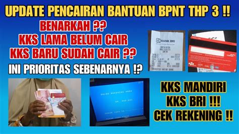 Info Terbaru Proses Pencairan Bpnt Thp Benarkah Kks Baru Cair