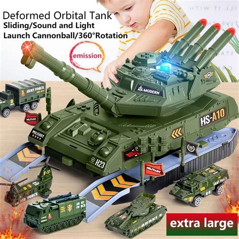 Kids Toys Tank Toy Sets Military Tank Vehicle Playsets With Realistic