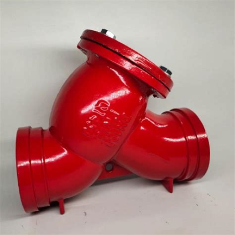 Grooved End Y Strainer Industrial Valve And Industrial Valves