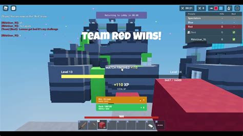 New Fastest Win In Roblox Bed Wars Youtube