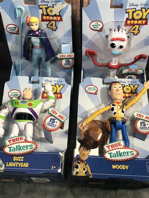 Disney Toy Story True Talkers Woody Buzz Lightyear Forky