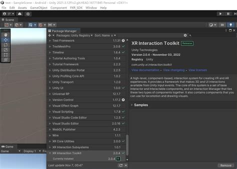 Unity Xr Interaction Toolk Unity