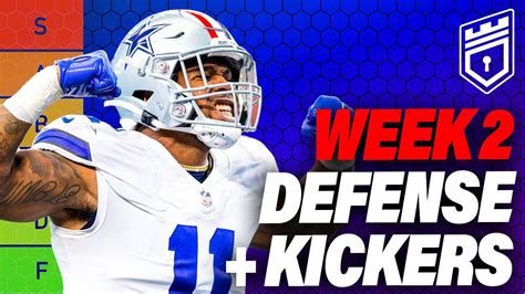 Must Start Defenses Kickers Week Fantasy Football Youtube