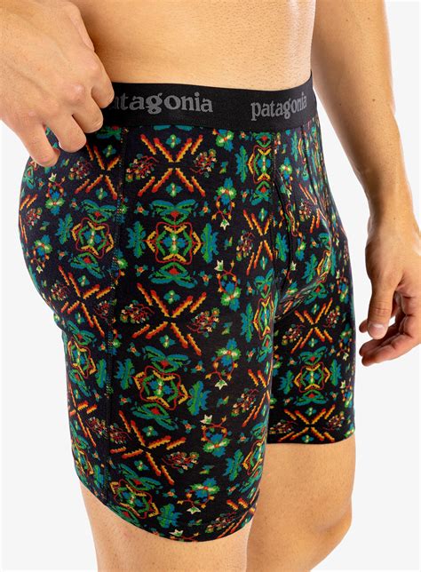 Bokserki Termoaktywne Patagonia Essential Boxer Briefs 6 Ink Black