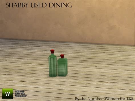 The Sims Resource Shabby Bargain Shabby Chic Dining Bottles