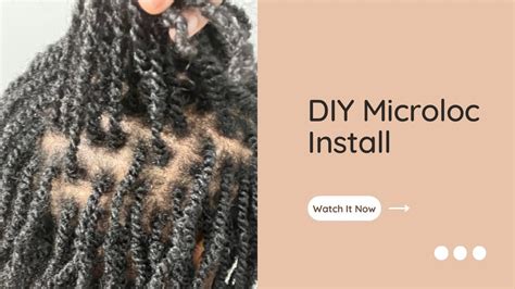 Diy 1st Micro Loc Installation Results Felicia Marie Youtube