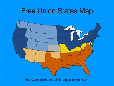 PPT - Union and Confederate States PowerPoint Presentation, free ...