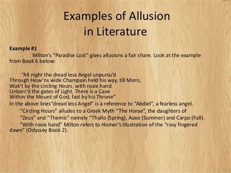 Definition of allusion