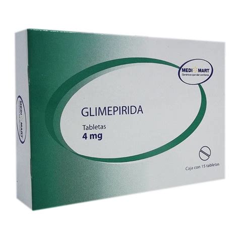 Glimepirida Medi Mart 4 Mg 15 Tabletas Walmart