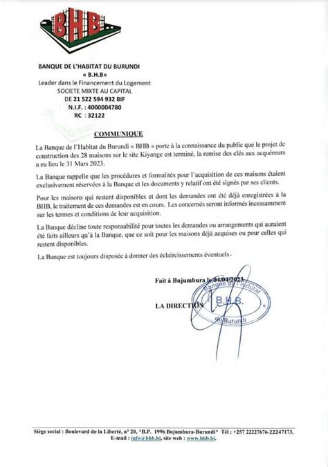 Jimbere On Twitter Ne Soyez Pas Dupes La Bhb Burundi Et