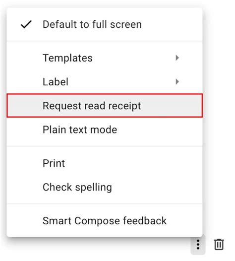 How To Add A Read Receipt In Gmail