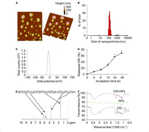 Characterization Of ORI NPs A Representative Atomic Force